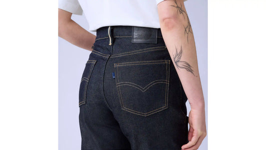 Japanese Selvedge High Rise Boyfriend Women's Jeans