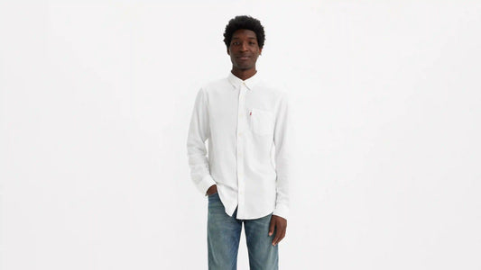 Sunset One Pocket Cotton Linen Standard Fit Shirt