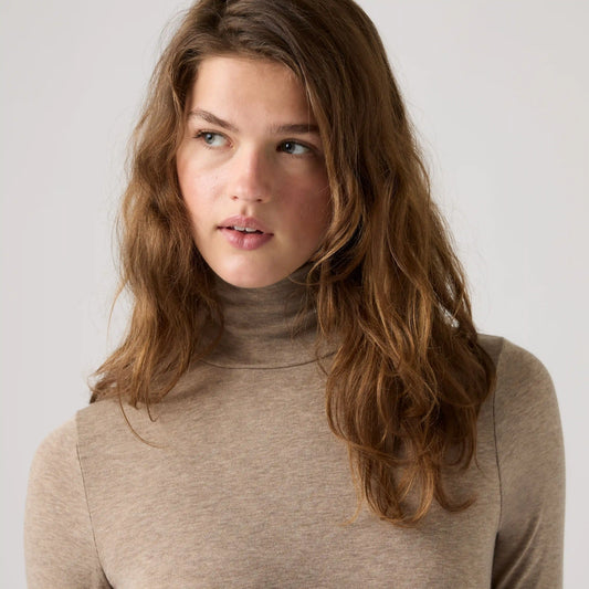 Mia Long-Sleeve Layering Turtleneck