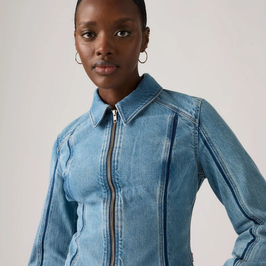 Shadow Seamed Trucker Jacket