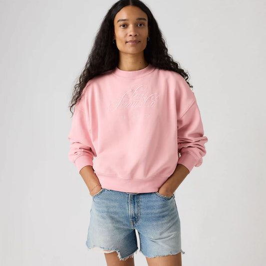 Graphic Logo Vintage Boxy Sweatshirt