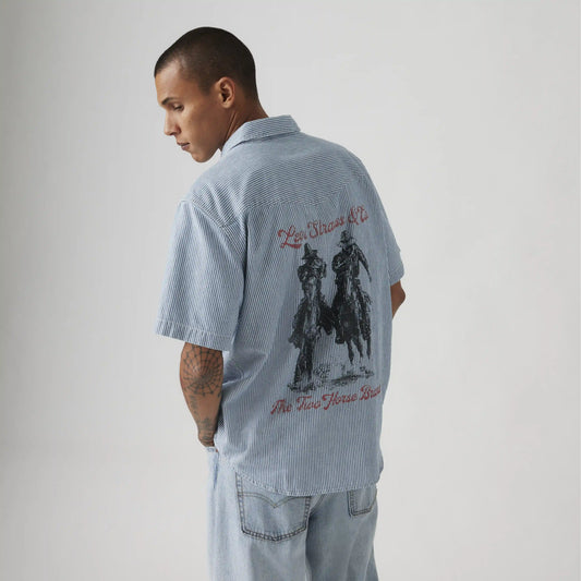 Short Sleeve Relaxed Fit Western Shirt