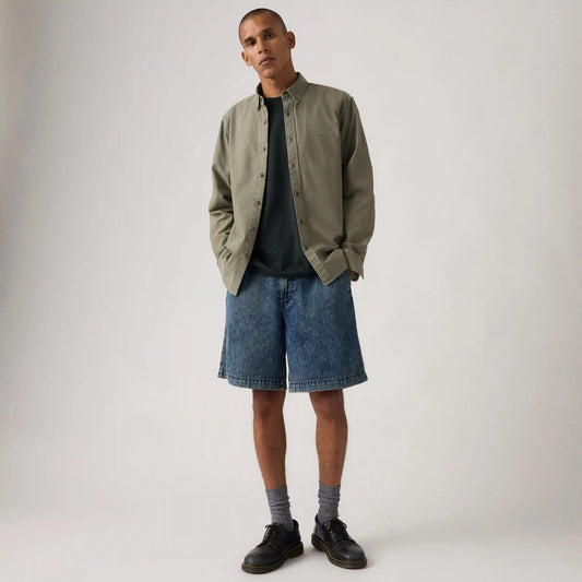 Baggy Pleated 9" Men's Shorts