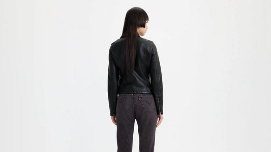 Faux Leather Moto Jacket