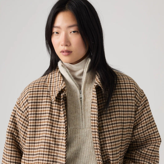 Billie Houndstooth Coat