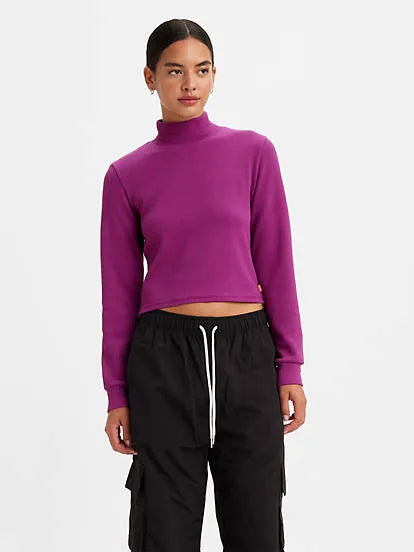 Gold Tab™ Mockneck Thermal Knit Top