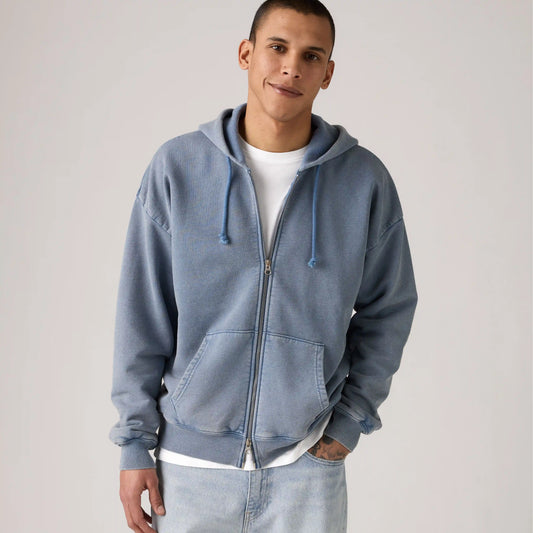 Grunge Wash Arcata Lined Full Zip Sweatshirt
