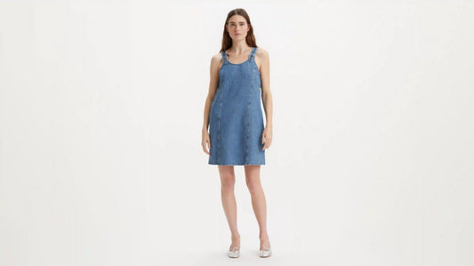 Aly Denim Jumper Dress