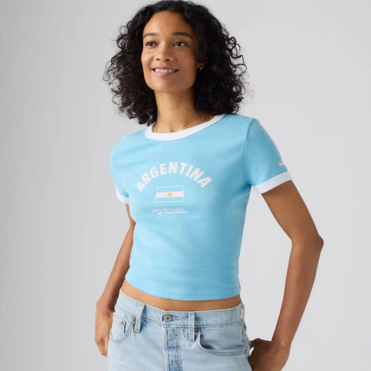 Argentina Mini Ringer Tee