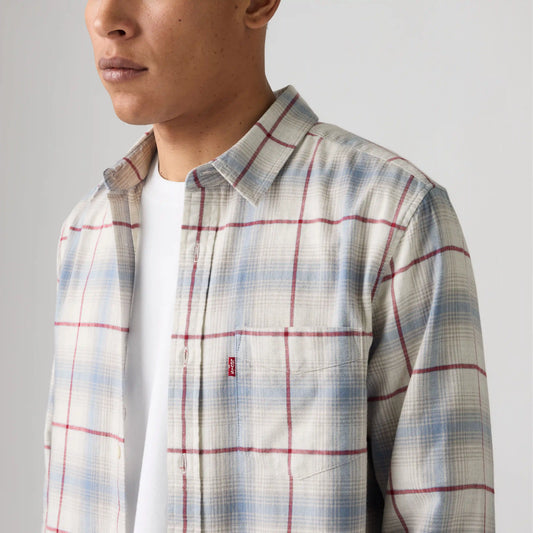 Classic One Pocket Standard Fit Flannel Shirt