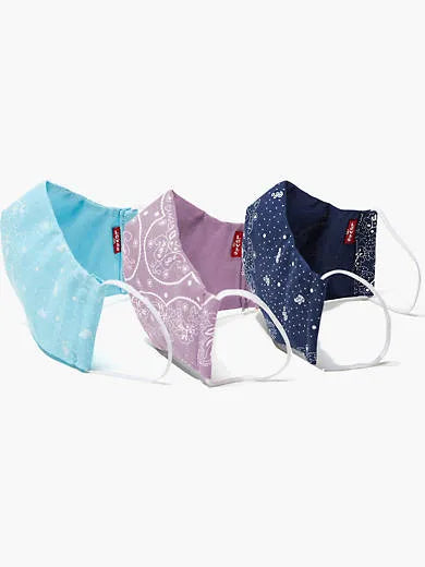 Reusable Reversible Printed Face Mask (3 Pack)