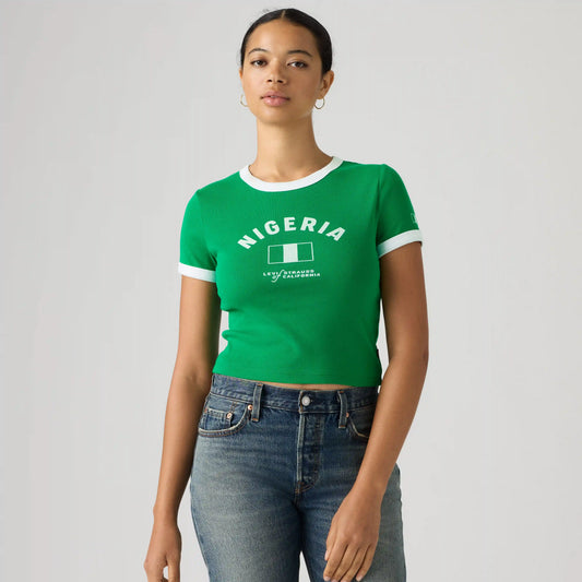 Nigeria Mini Ringer Tee