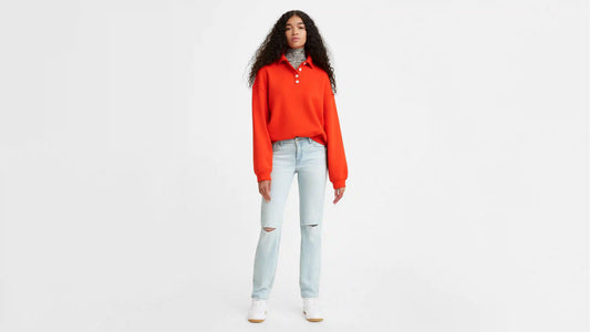 Low Pitch Straight Fit Women's Jeans
