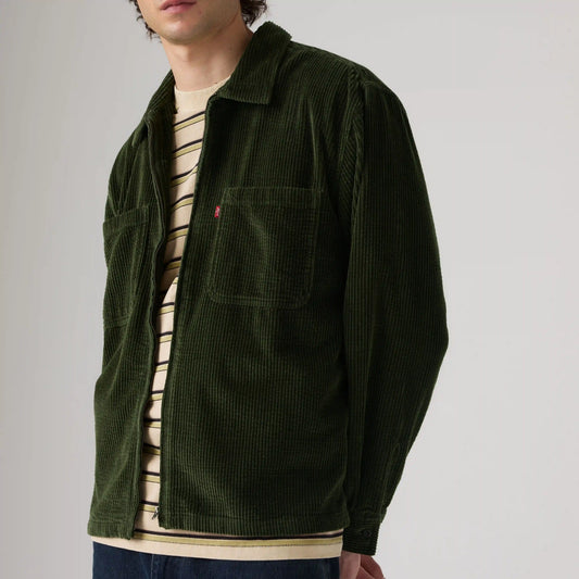 Ports Boxy Corduroy Zip-Up Overshirt