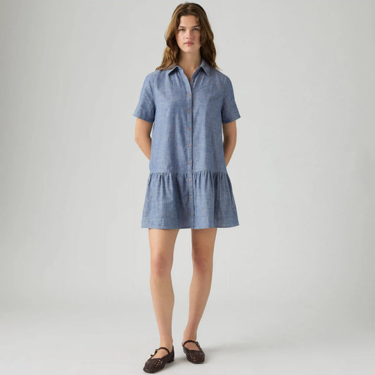 Cielle Short-Sleeve Mini Dress
