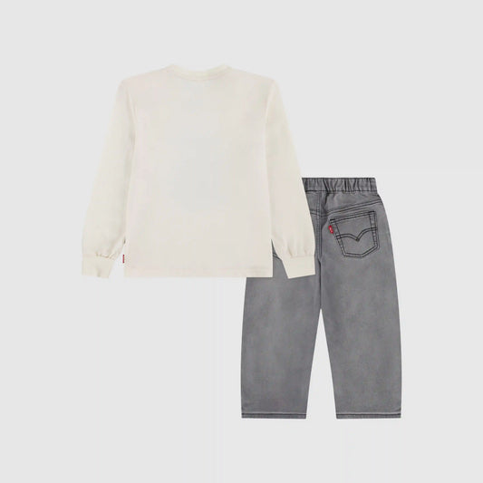 Car Longsleeve & Denim Set Toddler Boys 2T-4T