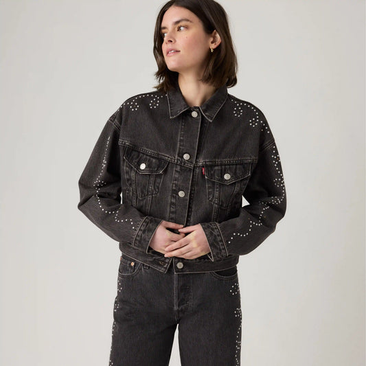 Shrunken '90s Trucker Jacket