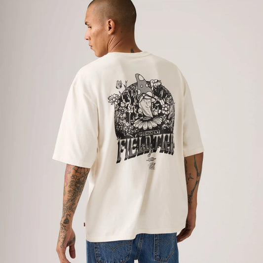 Loose Fit Half-Sleeve Graphic T-Shirt