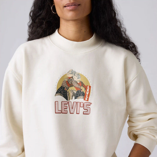 Graphic Collins Mockneck Sweatshirt