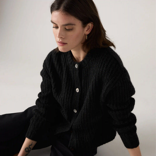 Luna Shell Button Cardigan