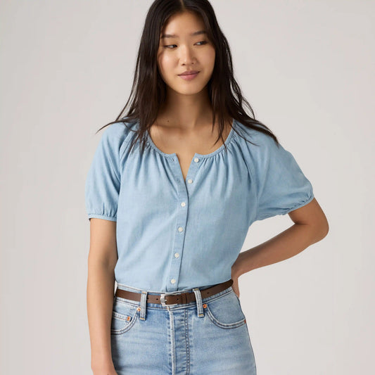 Cady Short-Sleeve Blouse