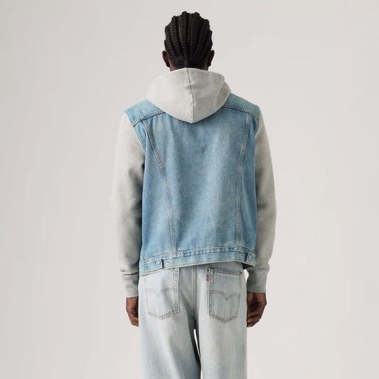 Hybrid Hoodie Trucker Jacket