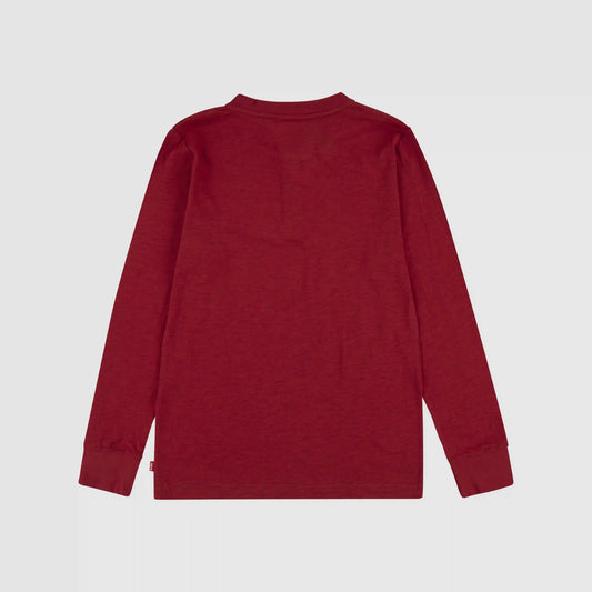 Long Sleeve Slub Henley Big Boys 8-20